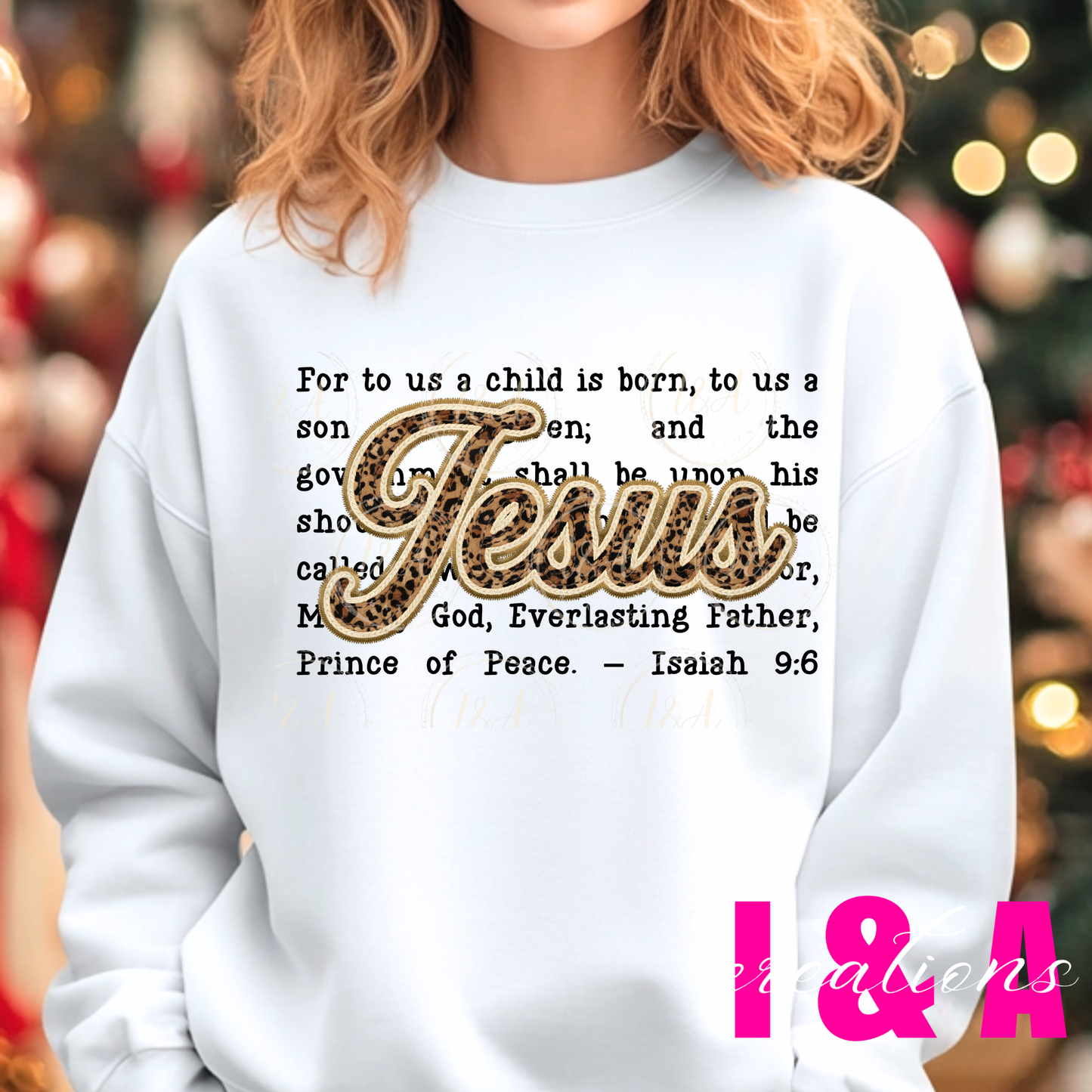 #234C Faux chrochet Jesus