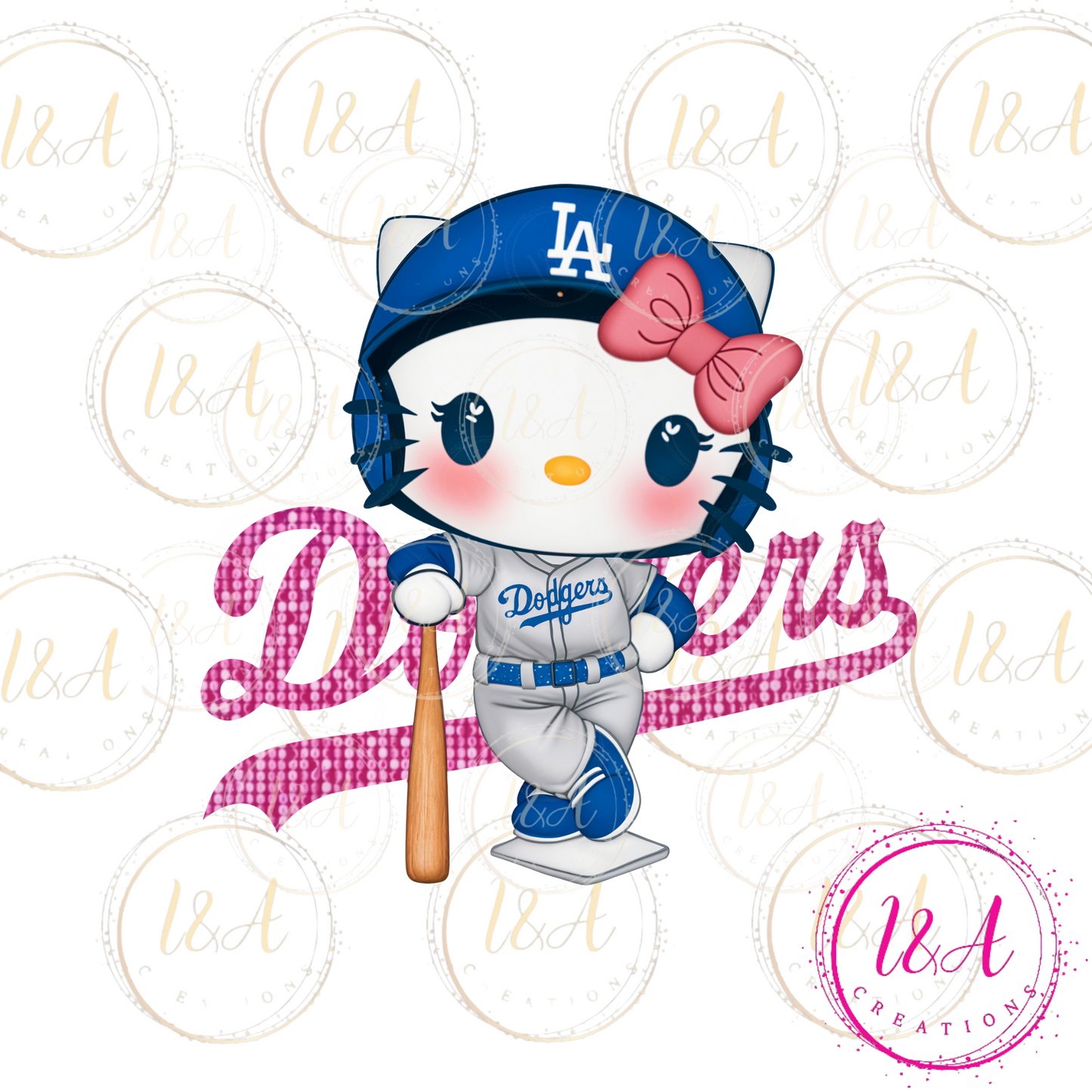 #413B kitty ⚾️ pink