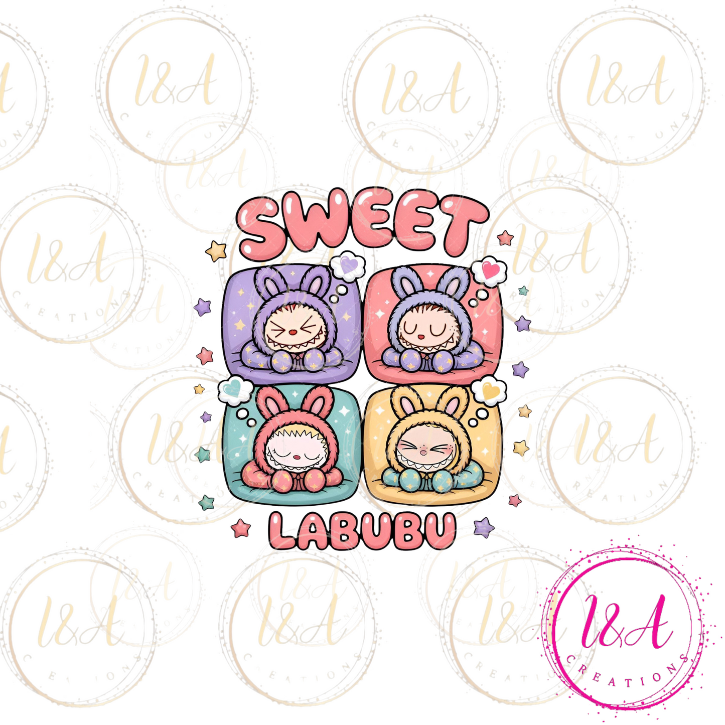 #862B sweet labubu