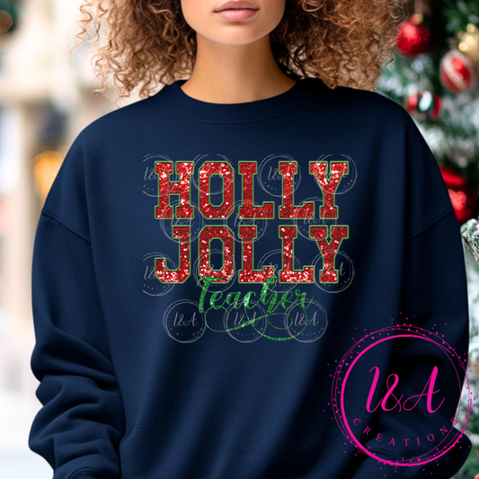 #234B Holly Jolly Teacher