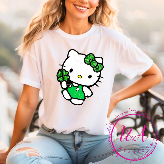 #226 Green kitty