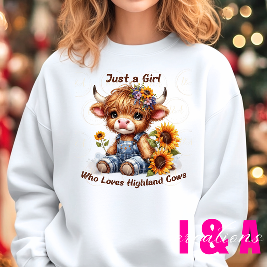 #292 Just a girl who loves highland cows