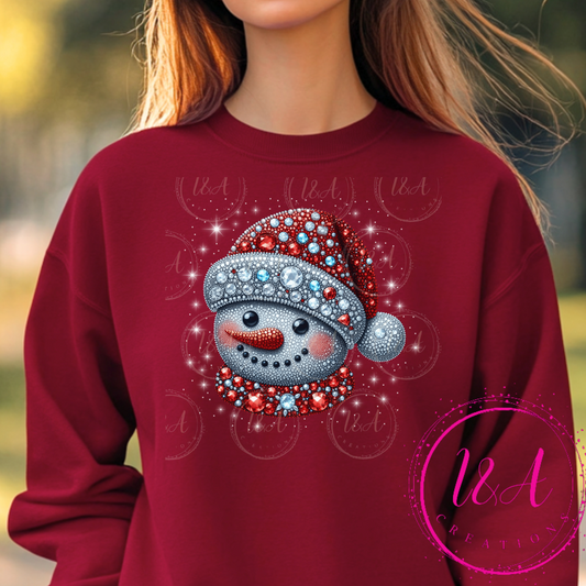 #464B sparkling snowman