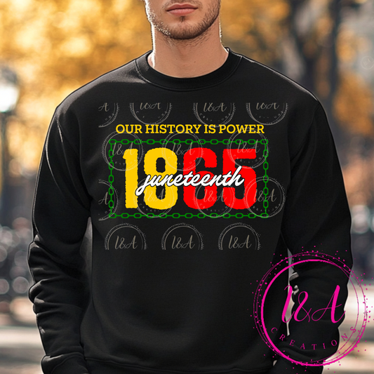 #821 Our history is power