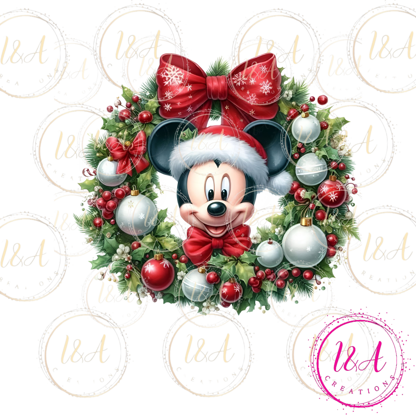 #442B Christmas mouse