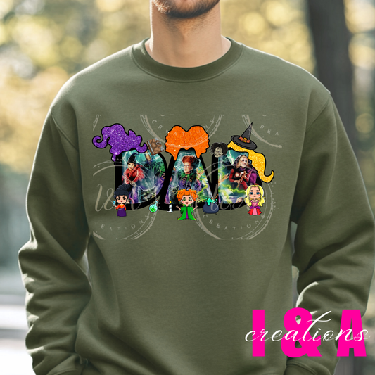 #480 Dad/ witch sisters