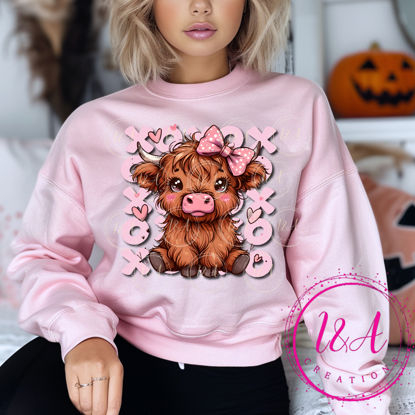 #581B xoxo highland cow