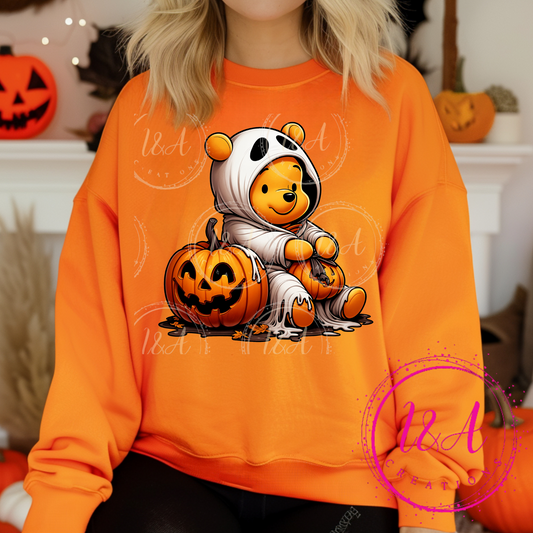 #102C halloween honey bear