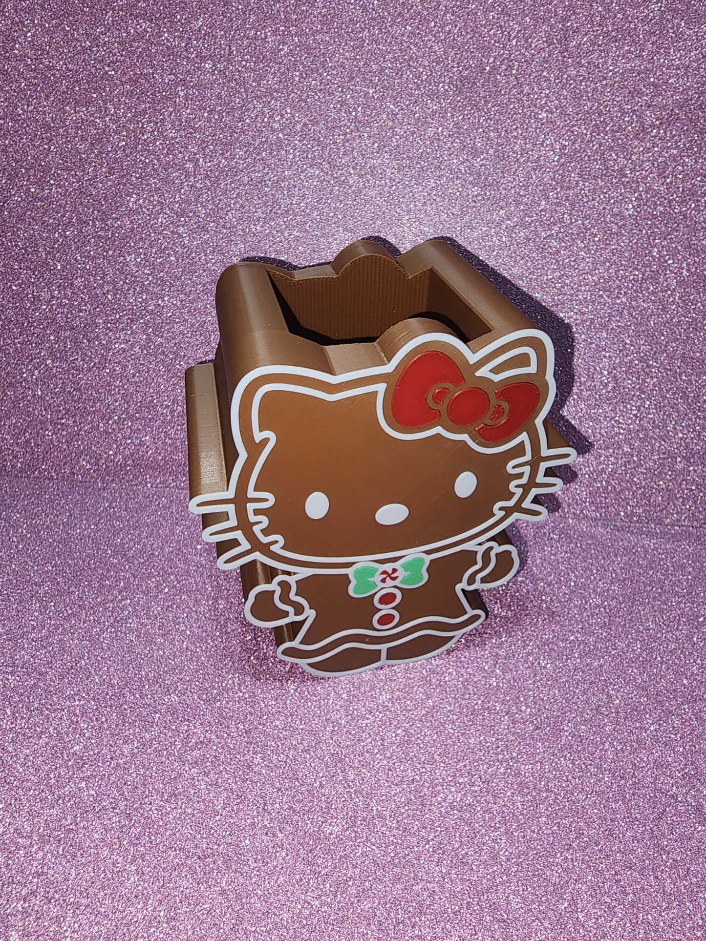 Kitty gingerbread soap holder (bath&body works)