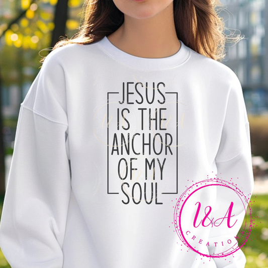 #333B Jesus is the anchor of my soul (gray color)