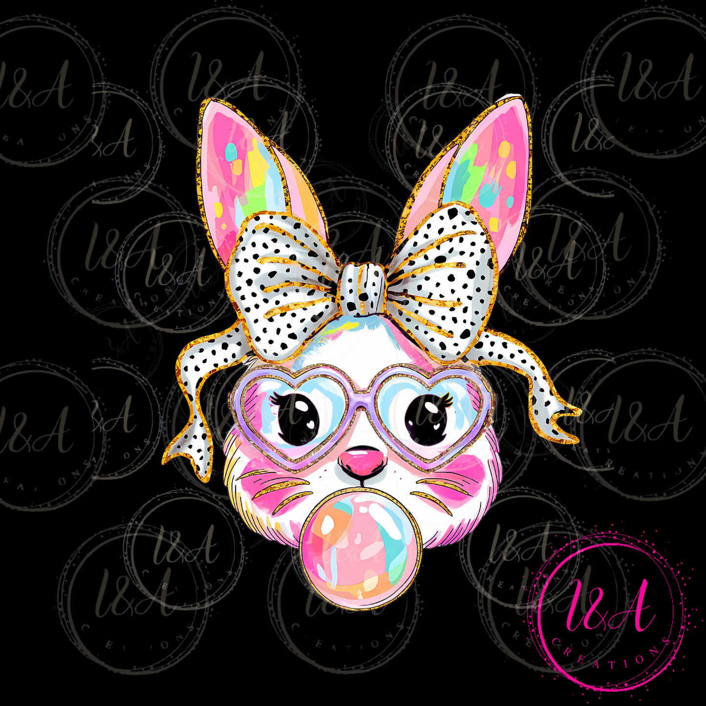 #710B bunny bubble gum