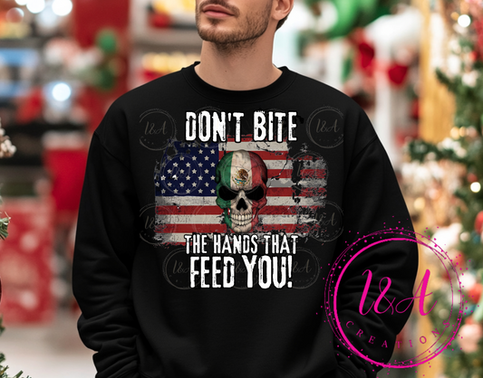 #720B Don't bite the hands that feed you