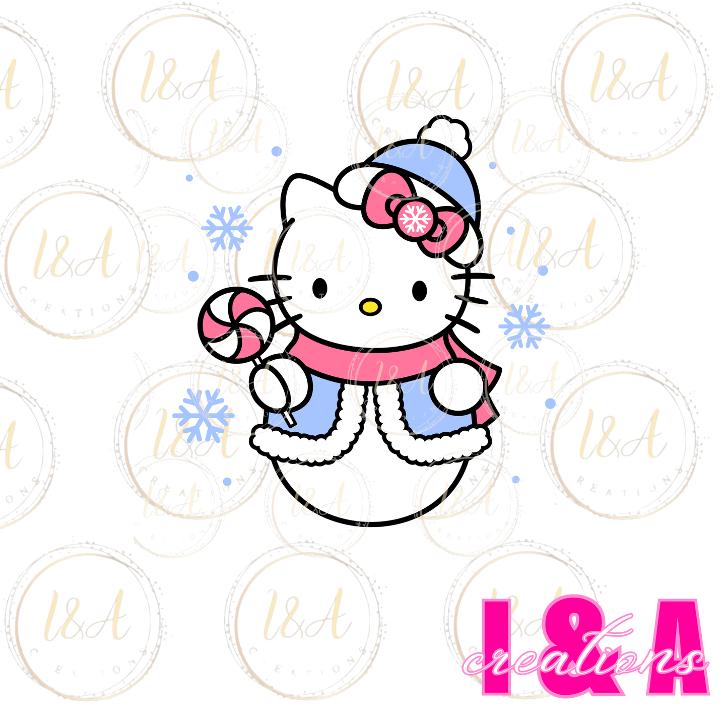 #477 Kitty snowman ⛄️