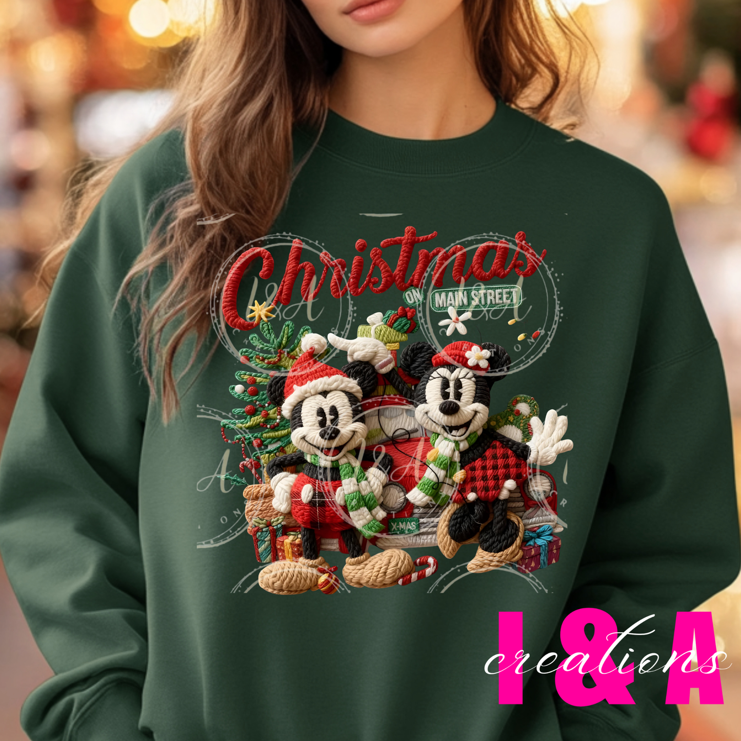 #242C faux chrochet Christmas