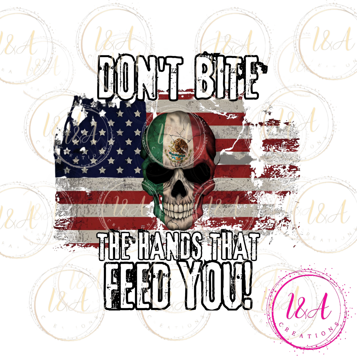 #720B Don't bite the hands that feed you
