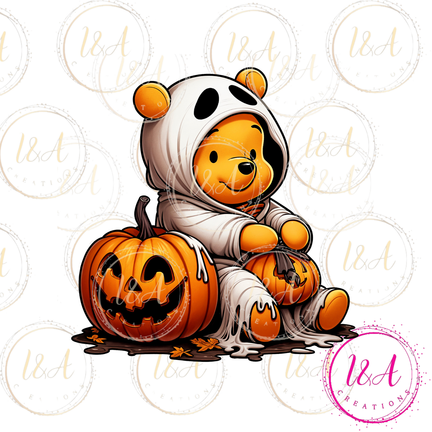 #102C halloween honey bear