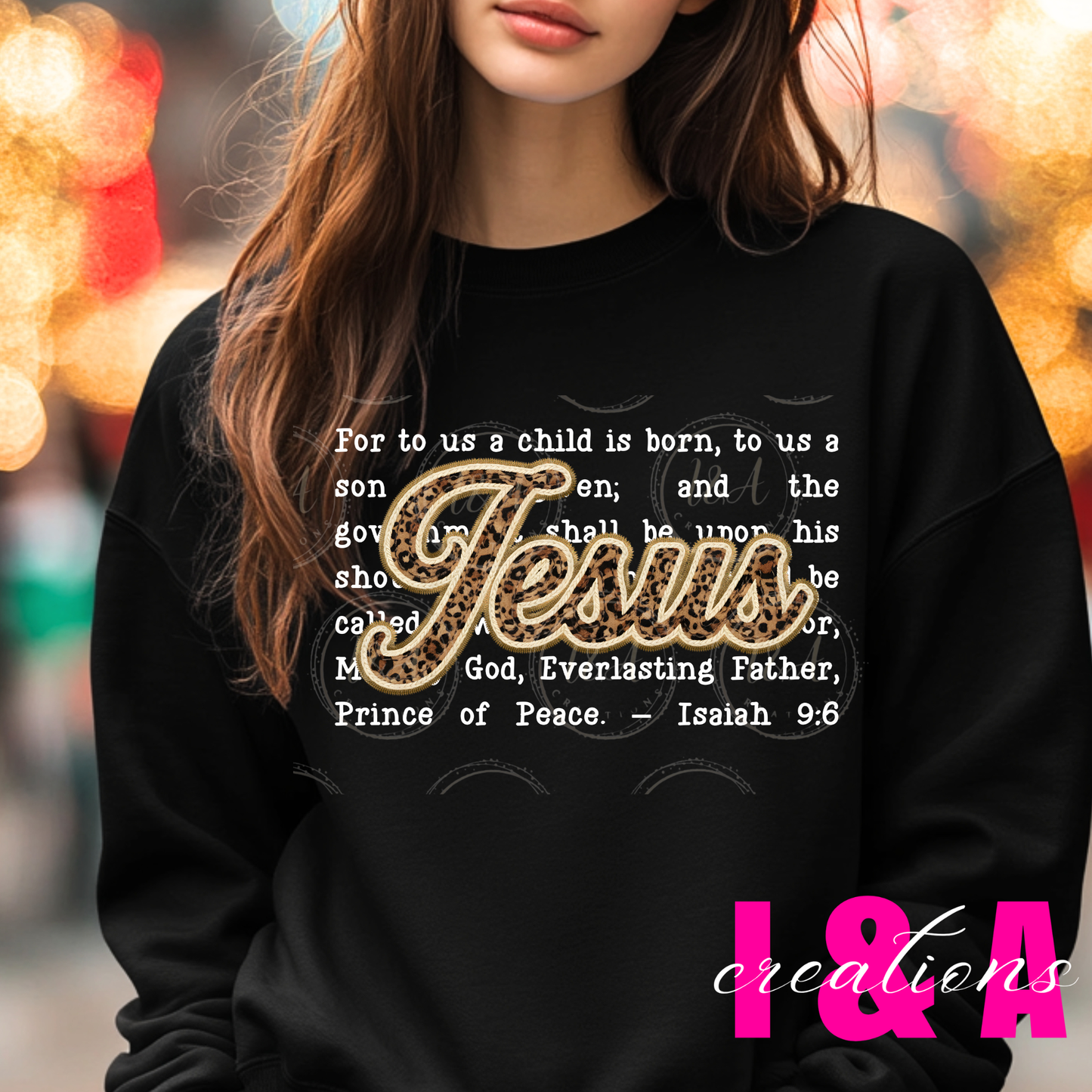#234C Faux chrochet Jesus