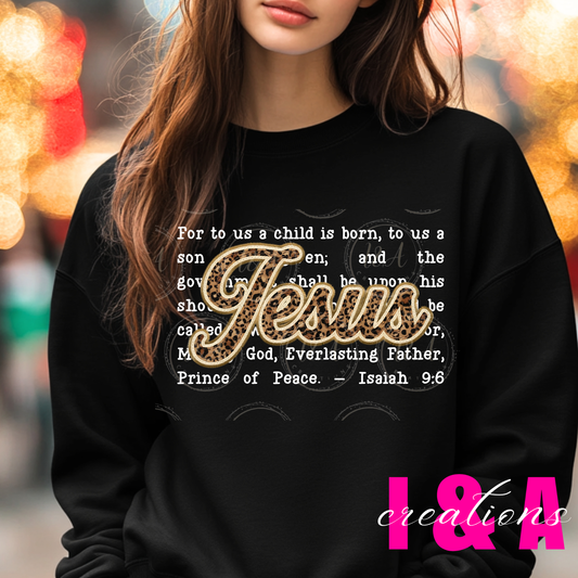 #234C Faux chrochet Jesus
