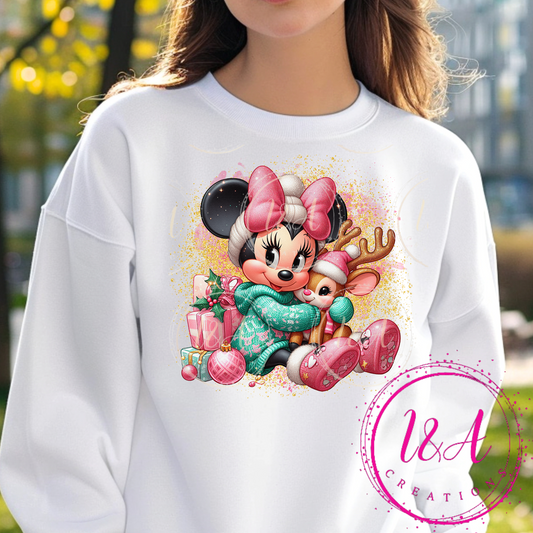 #550B Christmas minnie