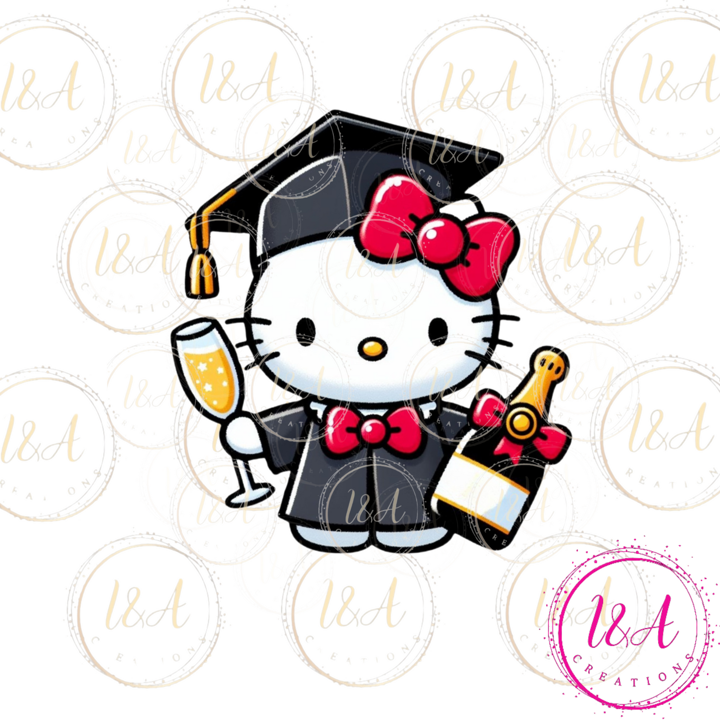 #132 graduation kitty