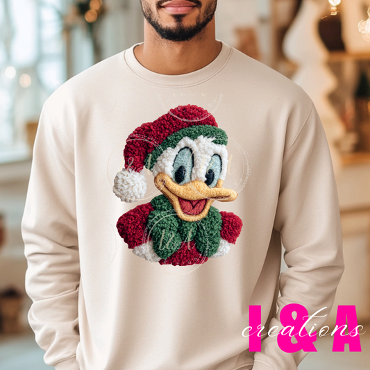 #169C Faux chrochet duck
