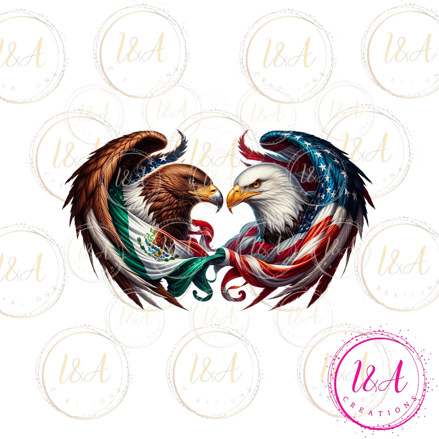 #731B Mexico/USA eagles