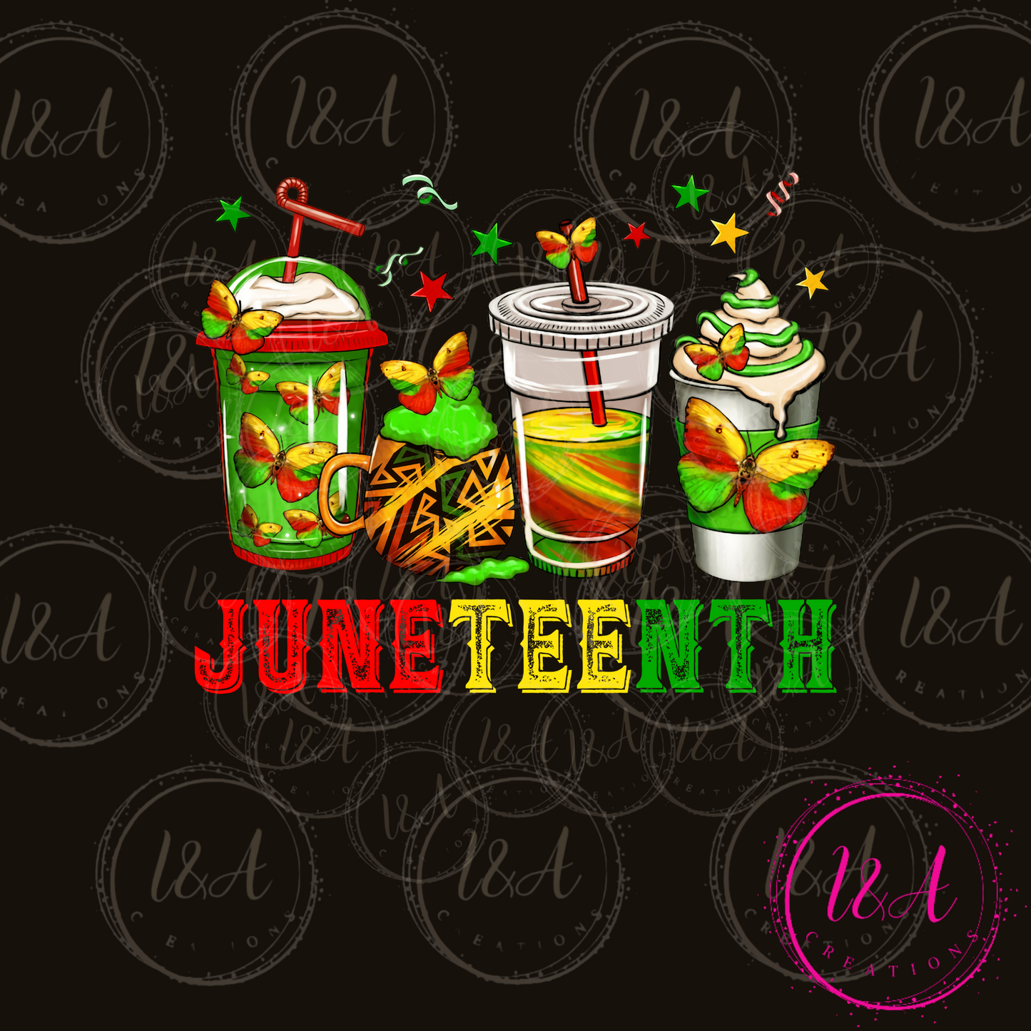 #804 Juneteenth cups