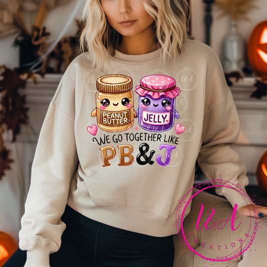 #673B we got together like PB&J