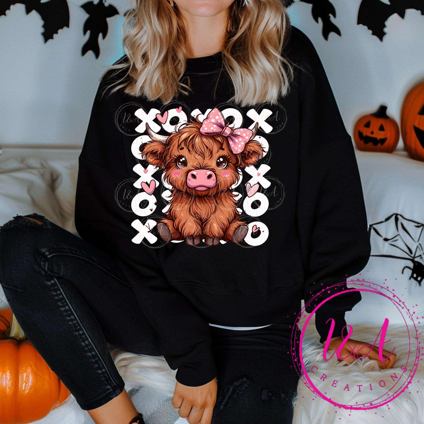#581B xoxo highland cow