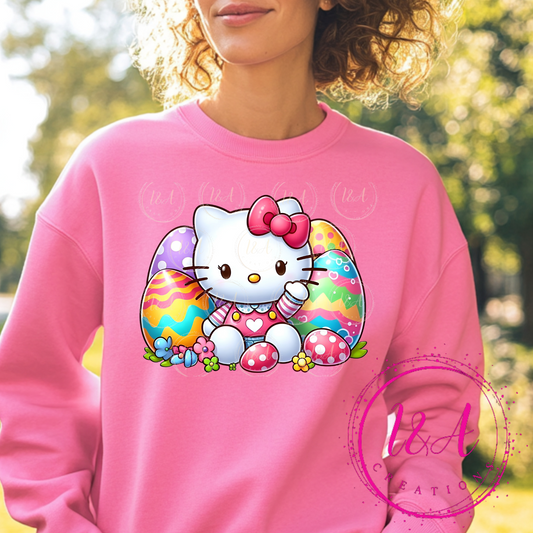 #743B easter kitty