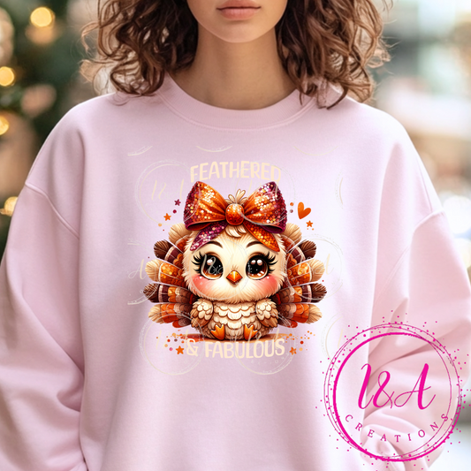 #136B Feathered & Fabulous
