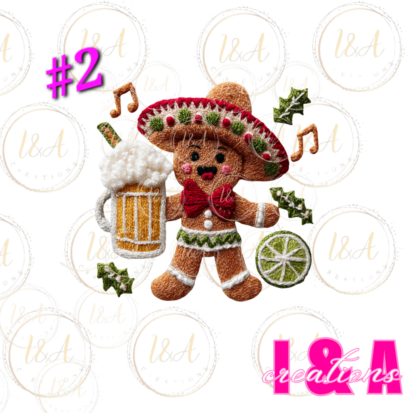 #228C Faux chrochet Mexican cookie