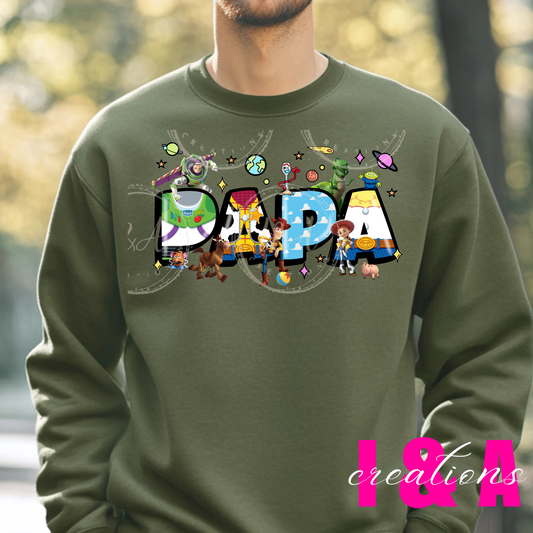 #448 PAPA- DAD toy friends