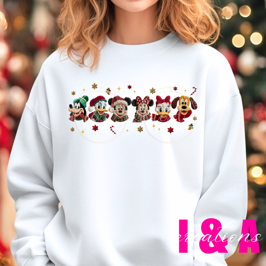 #177C Faux chrochet friends
