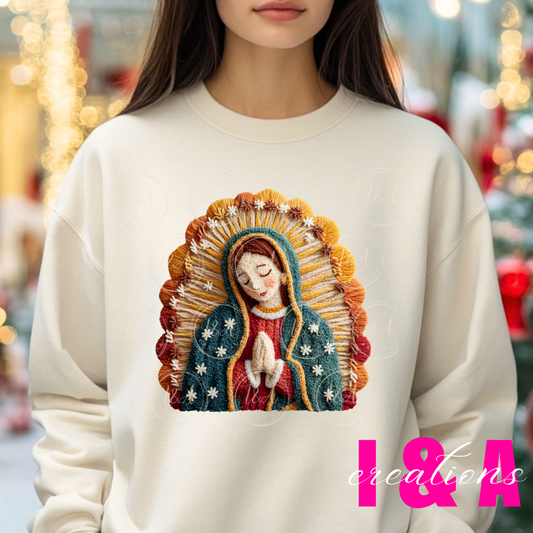 #223C Faux chrochet Virgen