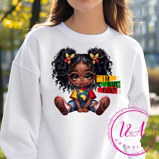 #776B  I'm black history girl