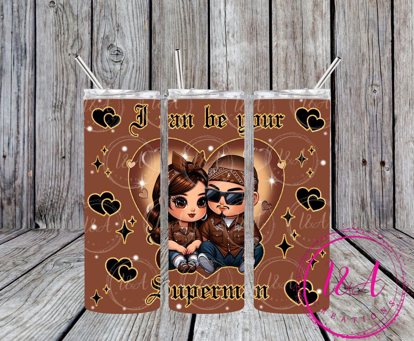I can be your superman brown background