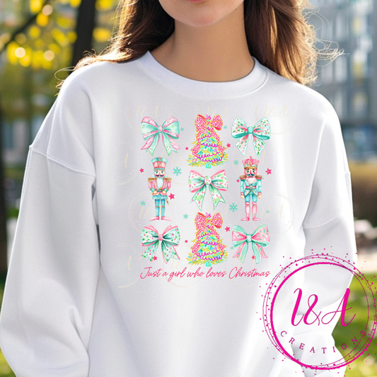 #462B Just a girl who loves Christmas