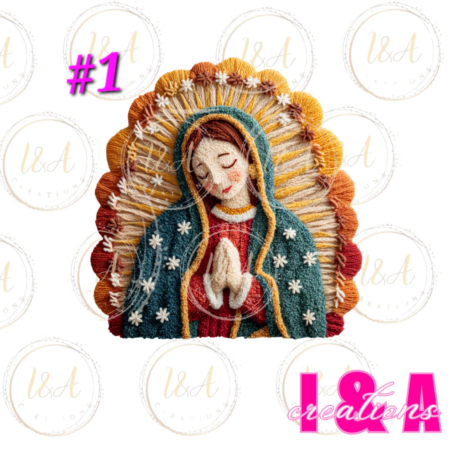 #223C Faux chrochet Virgen