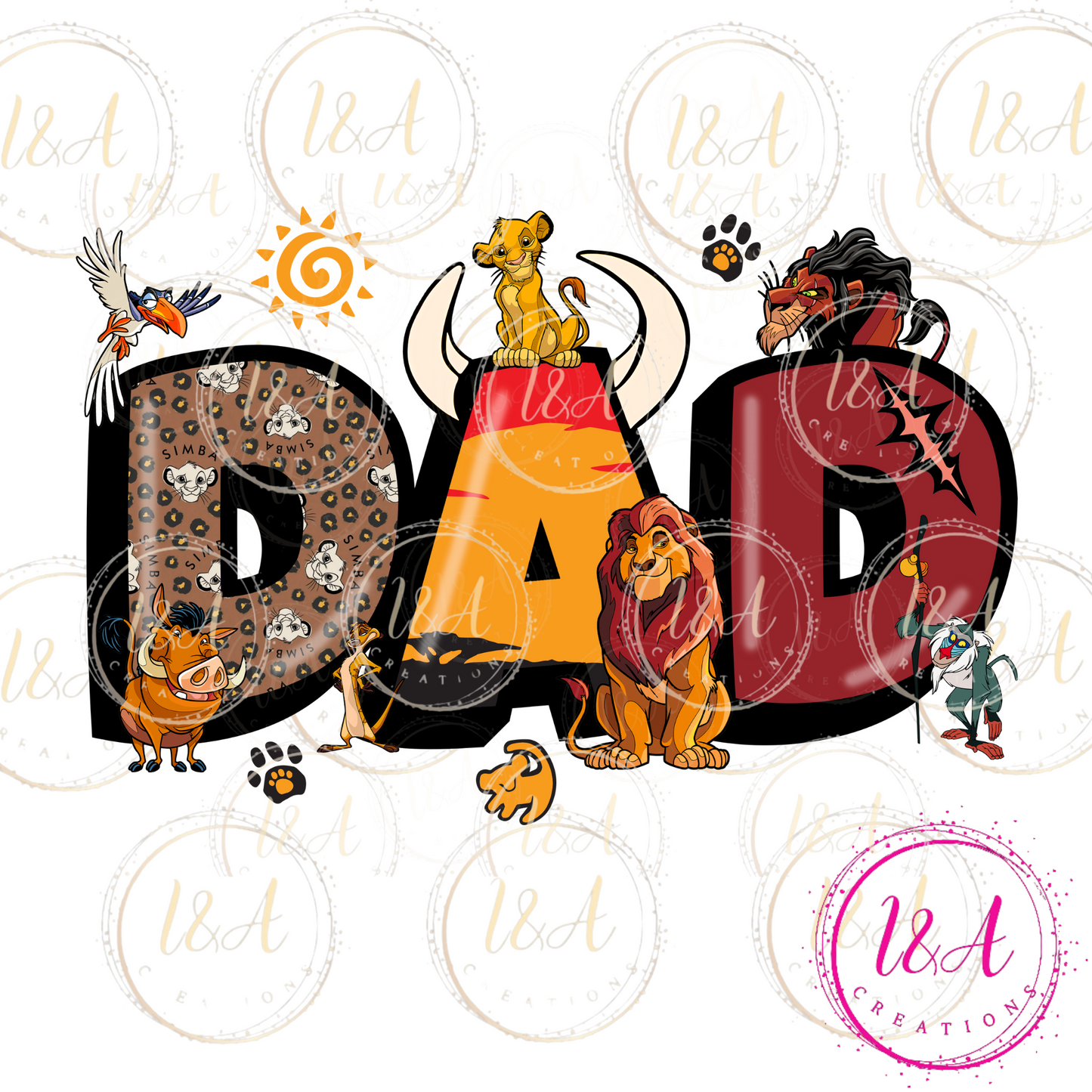#458 PAPA-DAD/ Lions
