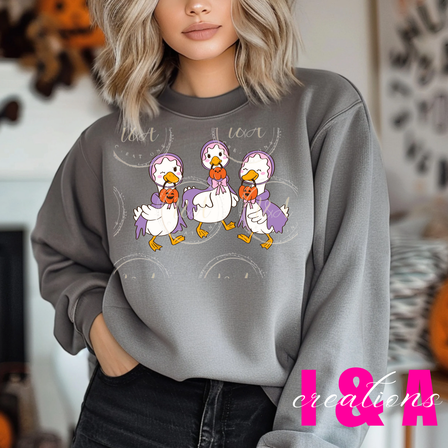 #118C goose halloween