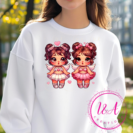 #938B twin babies