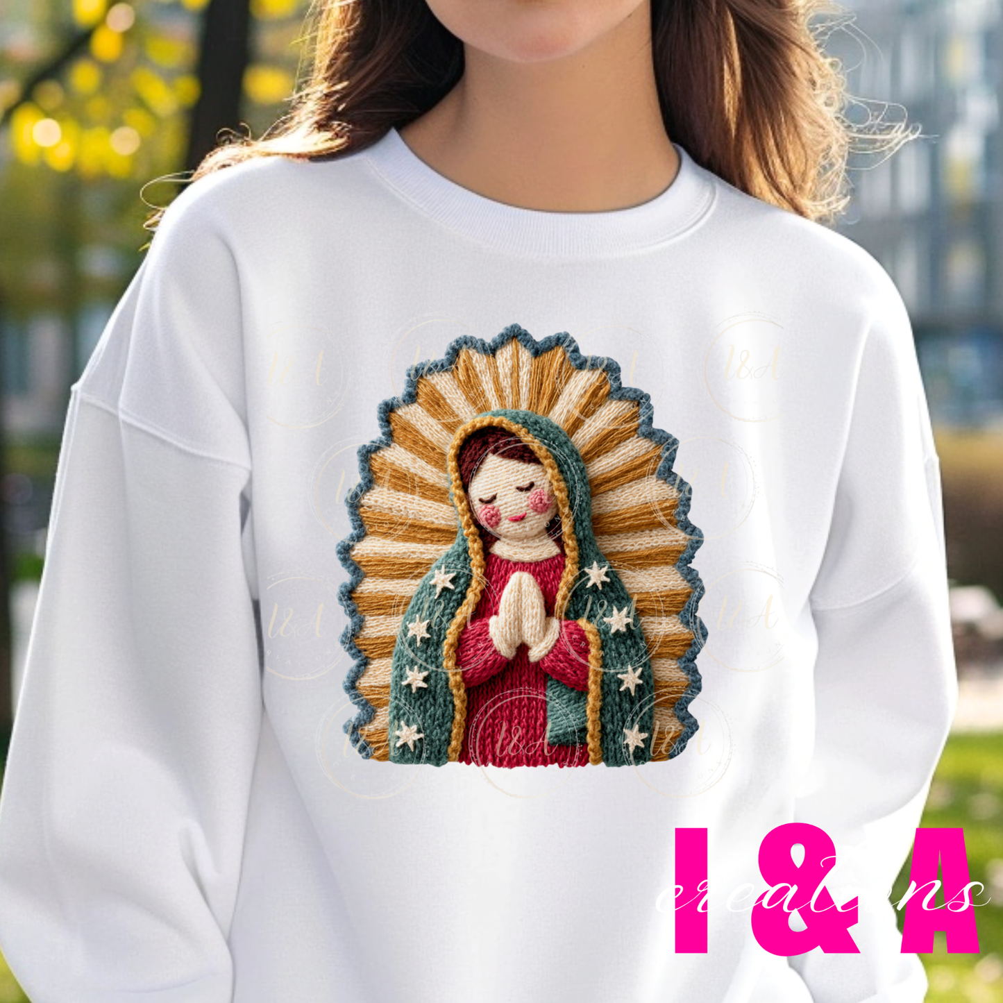 #223C Faux chrochet Virgen