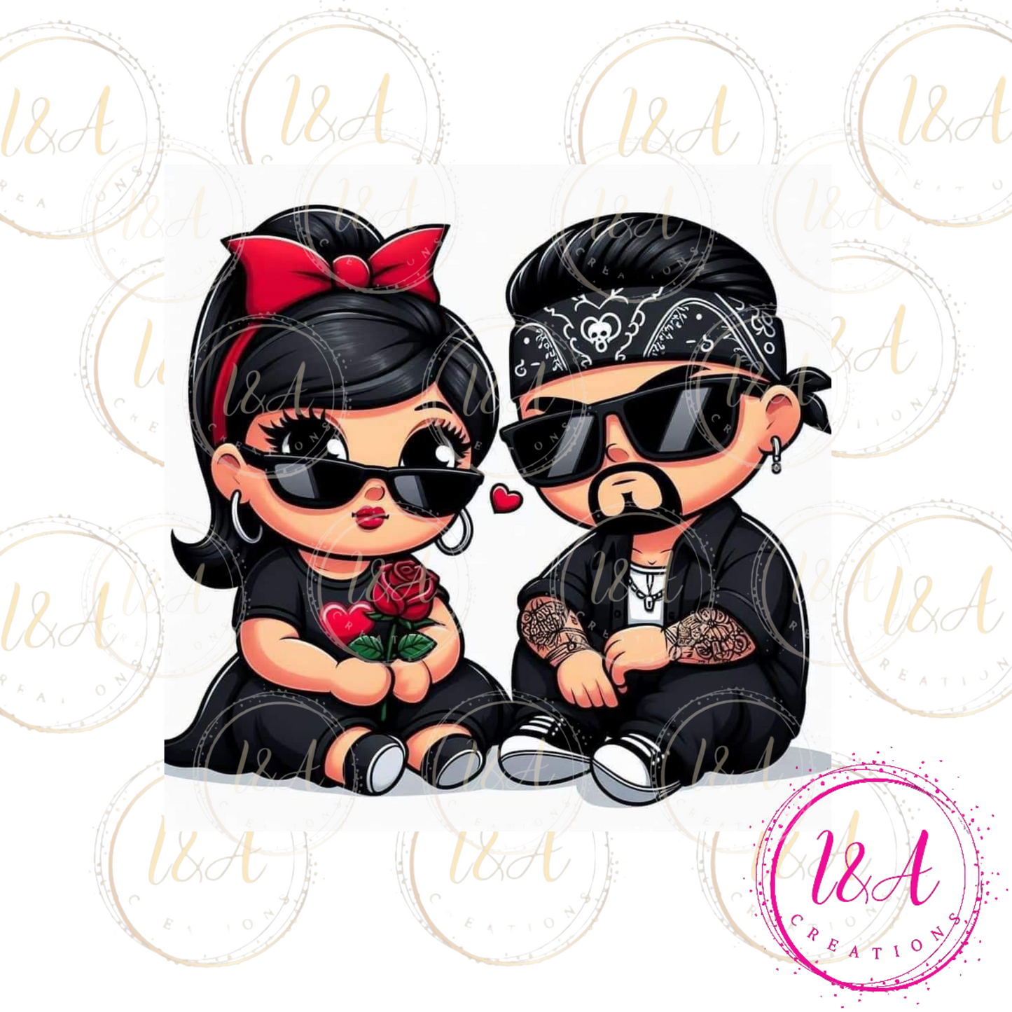 Cholo couple