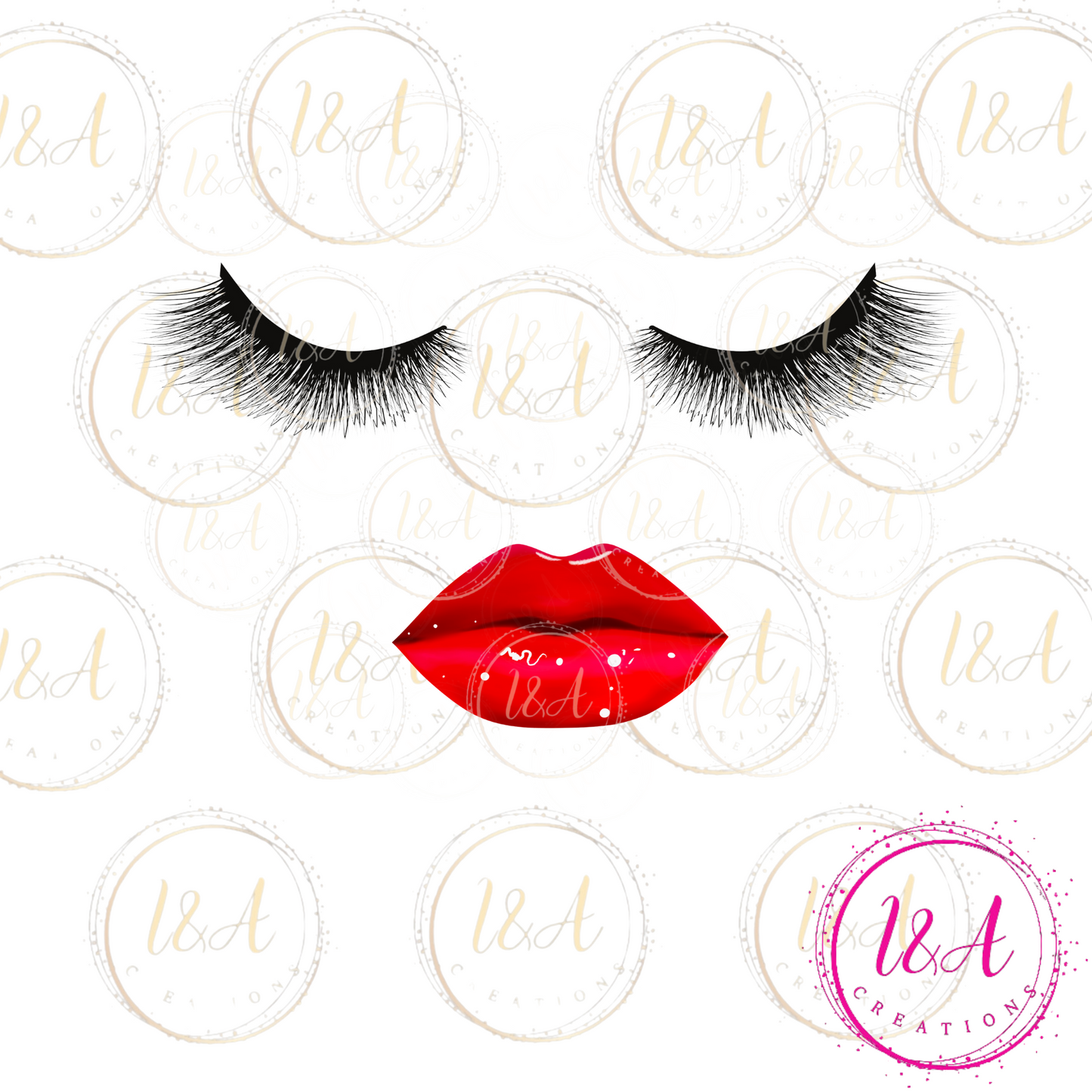 #598B Red lips 👄