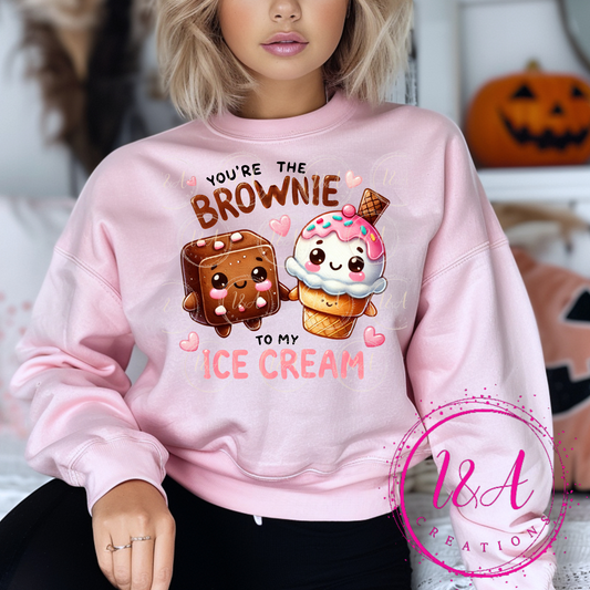 #657B you're the brownie to my ice cream
