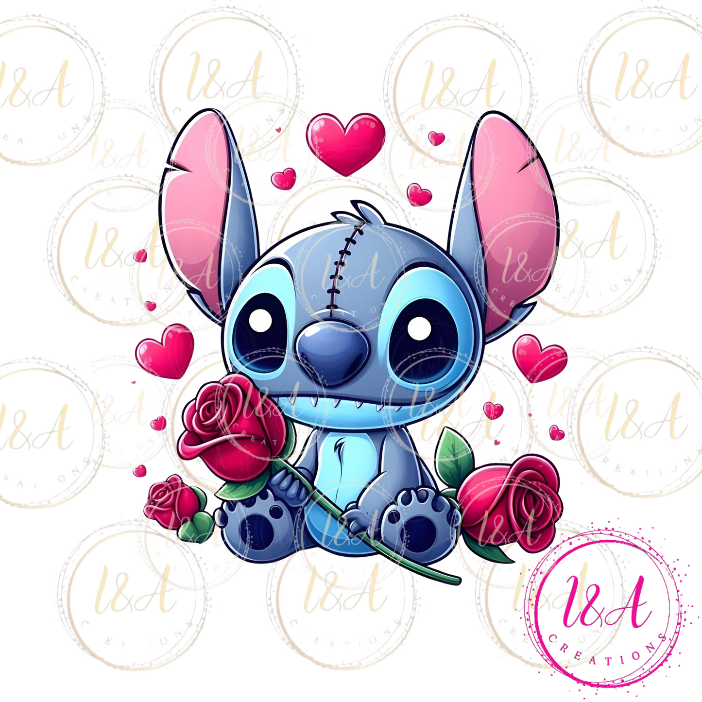 #608B alien with roses