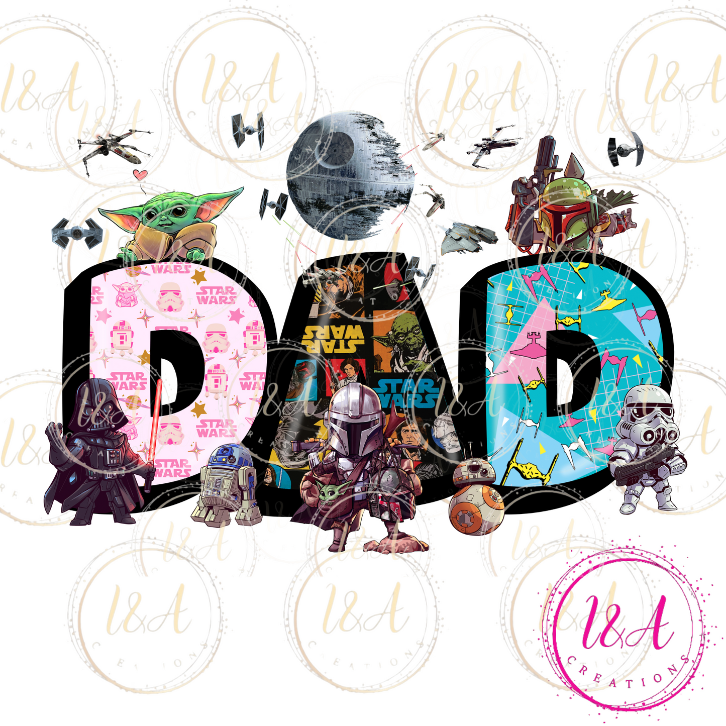 #449 PAPA- DAD stars