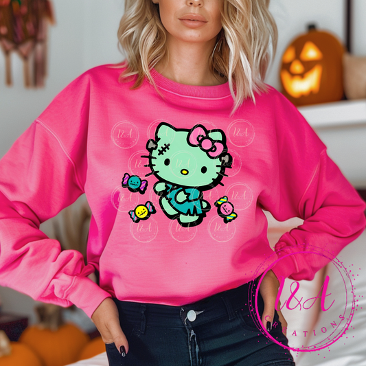 #177B Zombie kitty