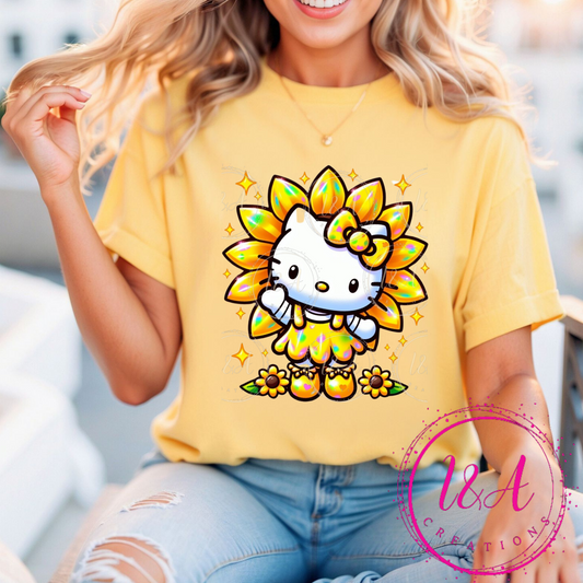 #129 Sunflower kitty
